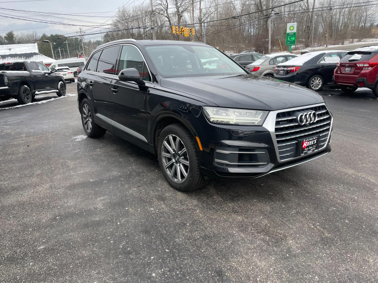 2019 Black /Brown Audi Q7 3.0T Premium Plus quattro (WA1LAAF77KD) with an 3.0L V6 DOHC 24V Supercharged engine, 8A transmission, located at 11115 Chardon Rd. , Chardon, OH, 44024, (440) 214-9705, 41.580246, -81.241943 - Photo#2